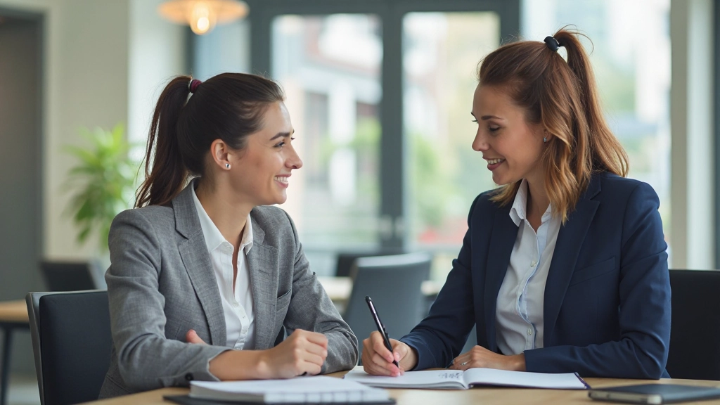 Team professionals die samenwerken in een heldere, moderne werkplek met notitieblokken en discussie