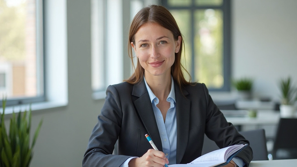Close-up van een werkende professional die notities maakt tijdens een belangrijk zakelijk gesprek